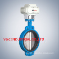 Wafer Butterfly Valve with Electrical Actuator